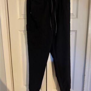 Black Joggers Scrub Pants size Small